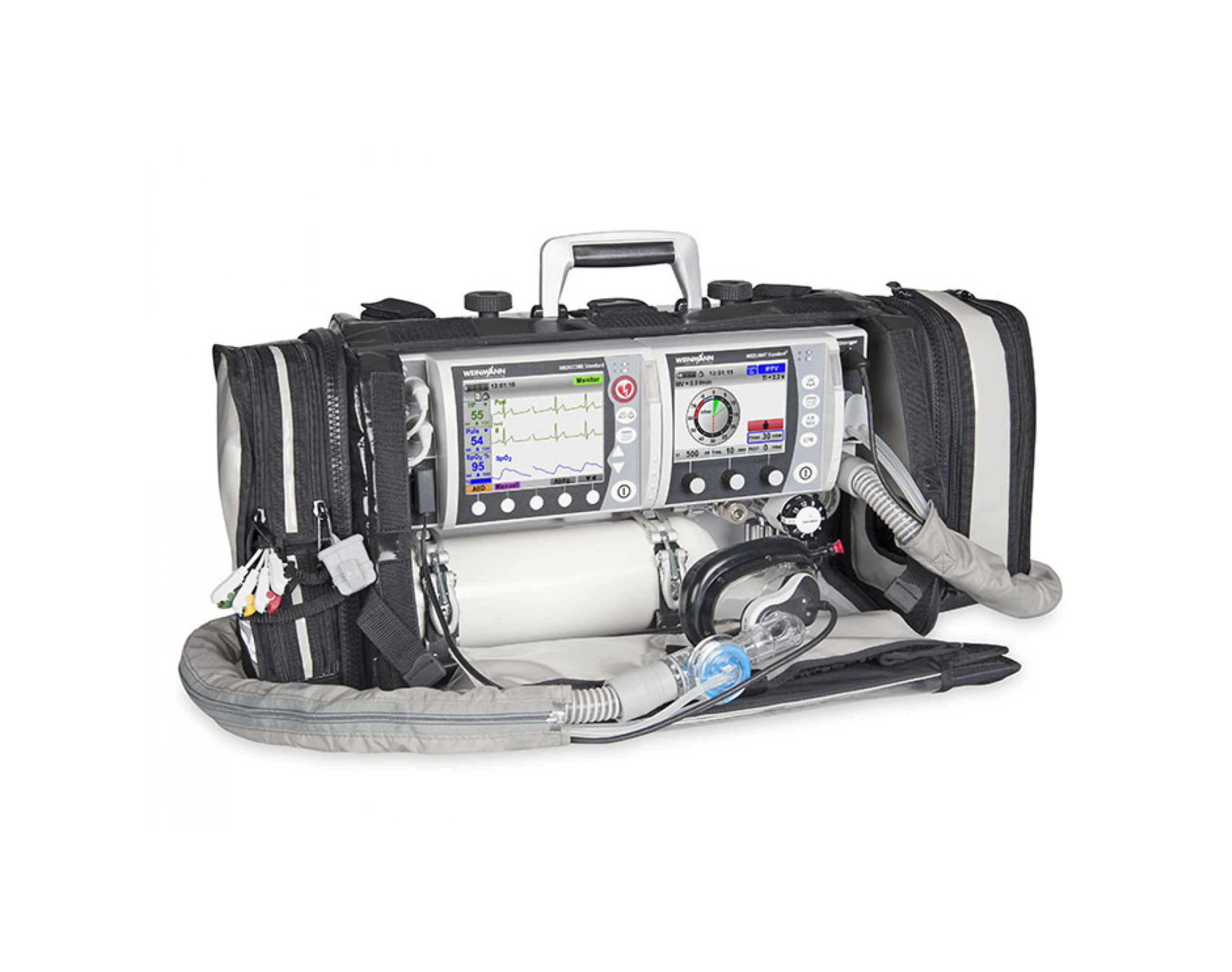 MEDUMAT Standard² mit MEDUCORE Standard mit Pulsoxymetrie auf LIFE-BASE 3 NG