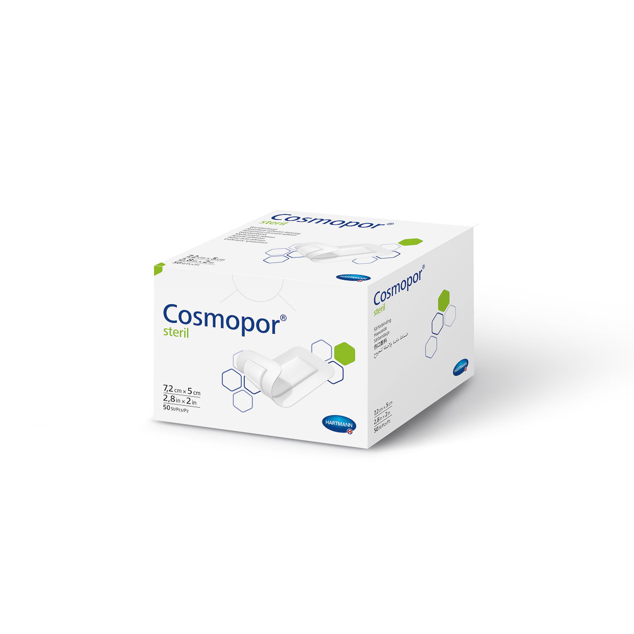 Cosmopor® Steril - 10 x 8 cm - 1 Faltschachtel à 25 Stück