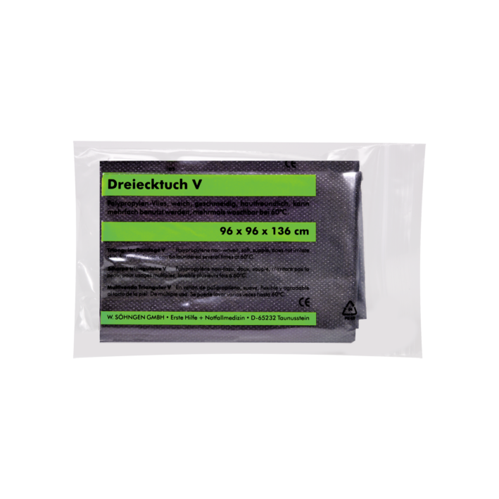 Dreiecktuch V schwarz