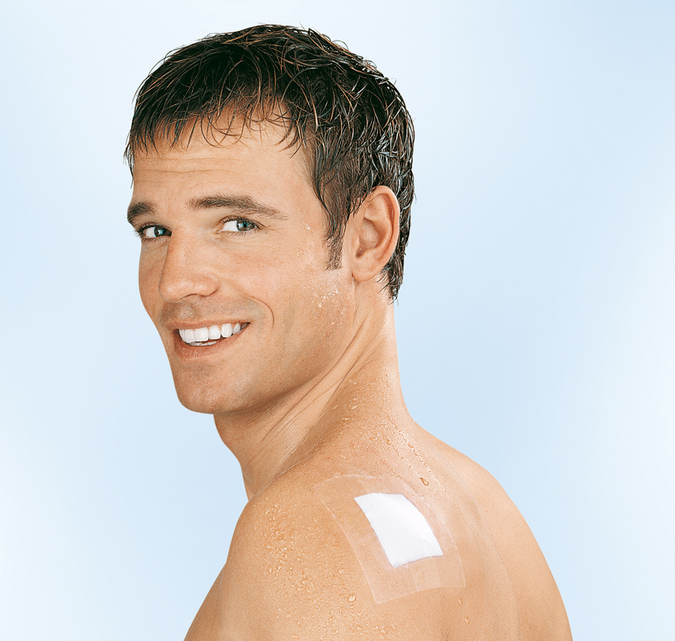 Leukoflex Rollenpflaster im Schutzring, transparent 2,50 cm x 5 m - Packung à 12 Stück