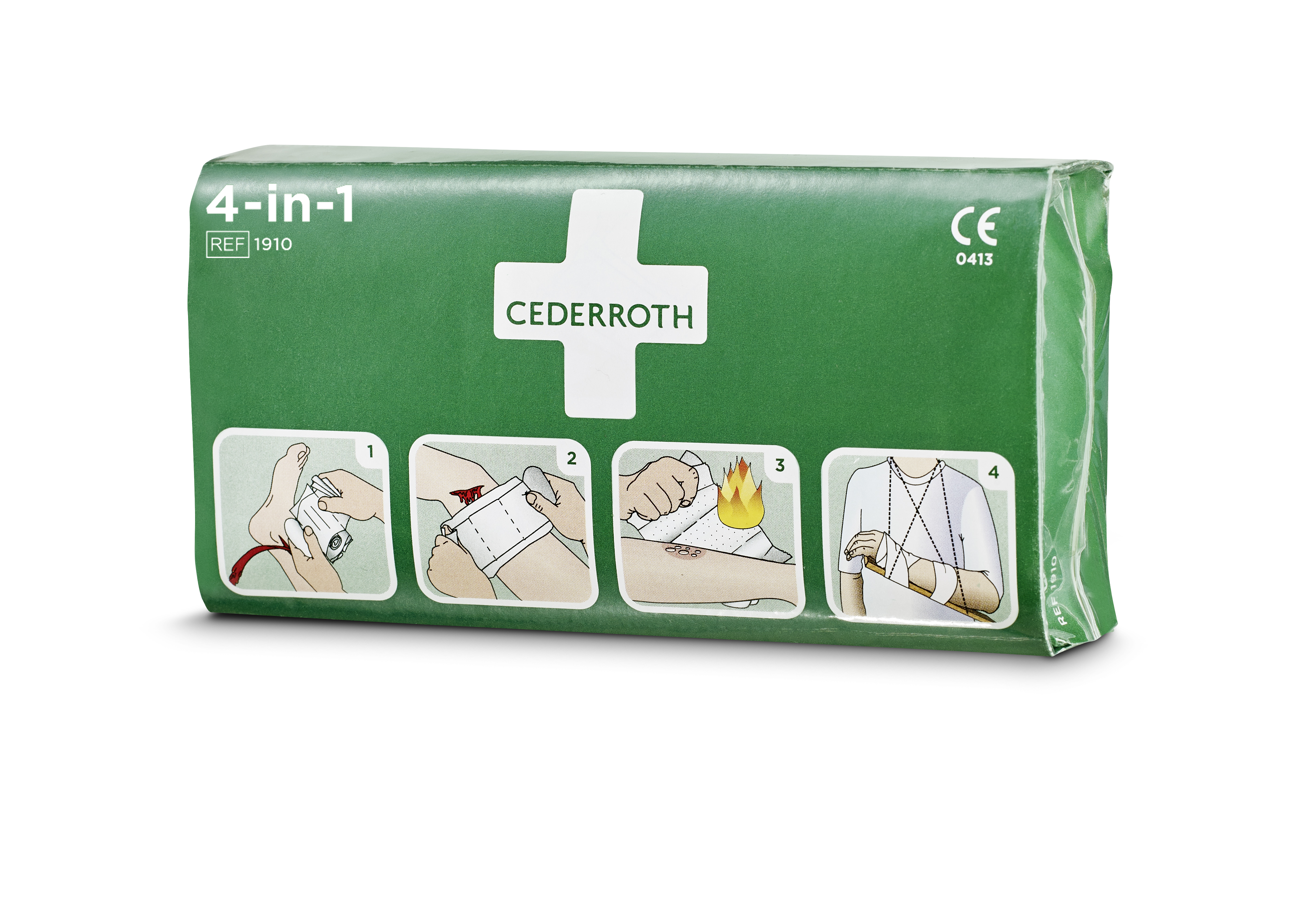 Cederroth 4-in-1 Blutstiller Wundverband universal
