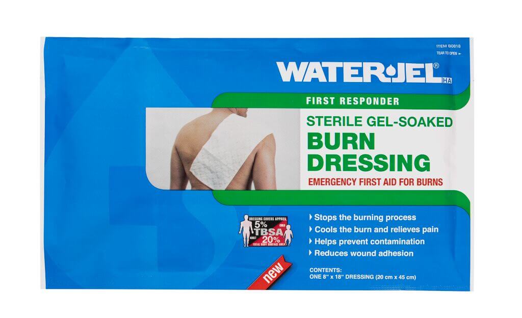 WATER-JEL® HA First Responder Kompressen 20 x 45 cm, steril