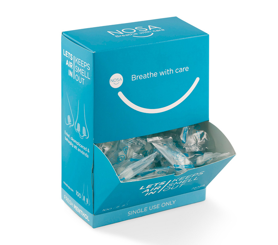 NOSA plugs Nasenstöpsel, 100er Packung