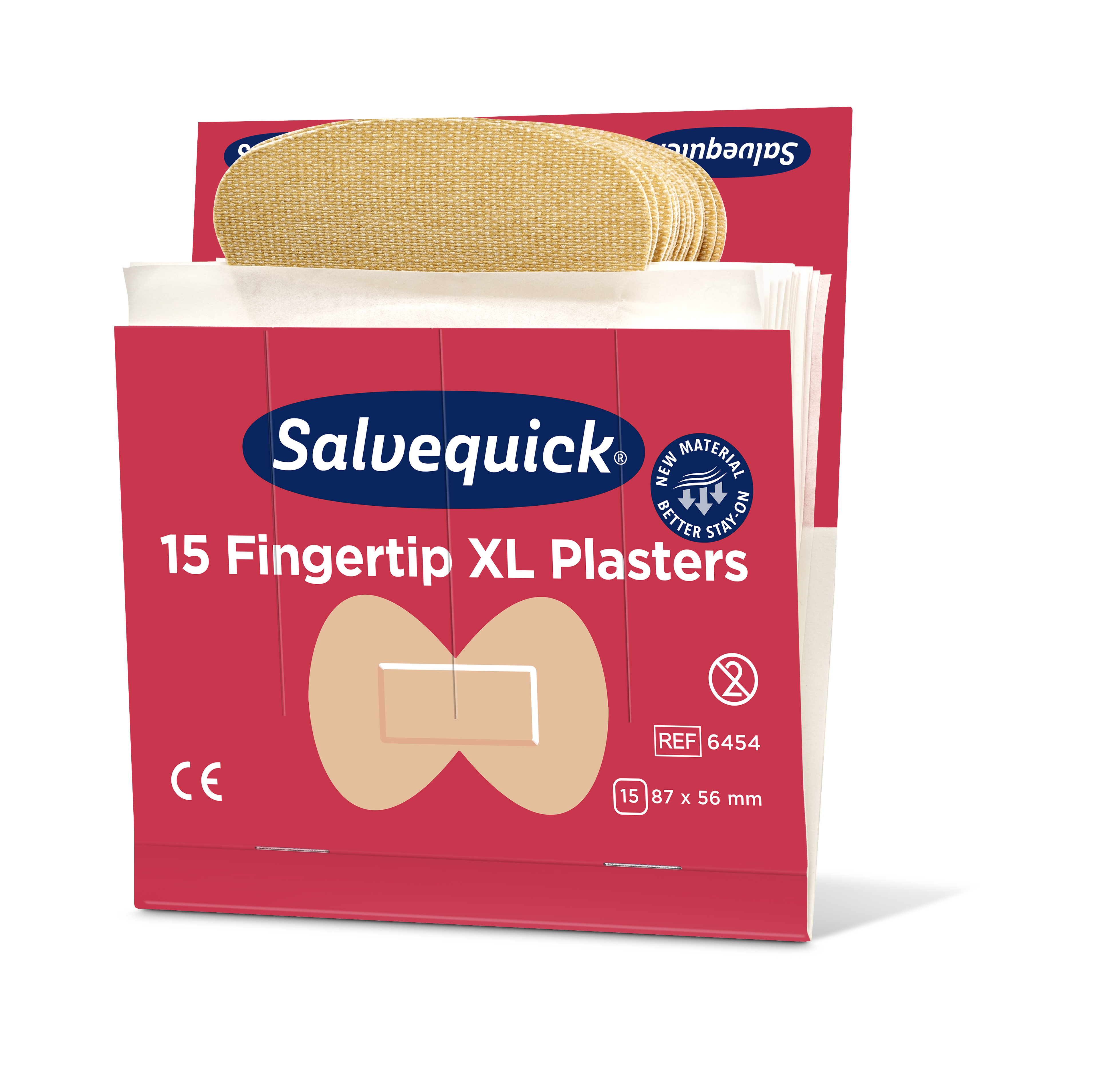 Cederroth Salvequick Fingertip XL Fingerkuppenpflaster - 15 Stück