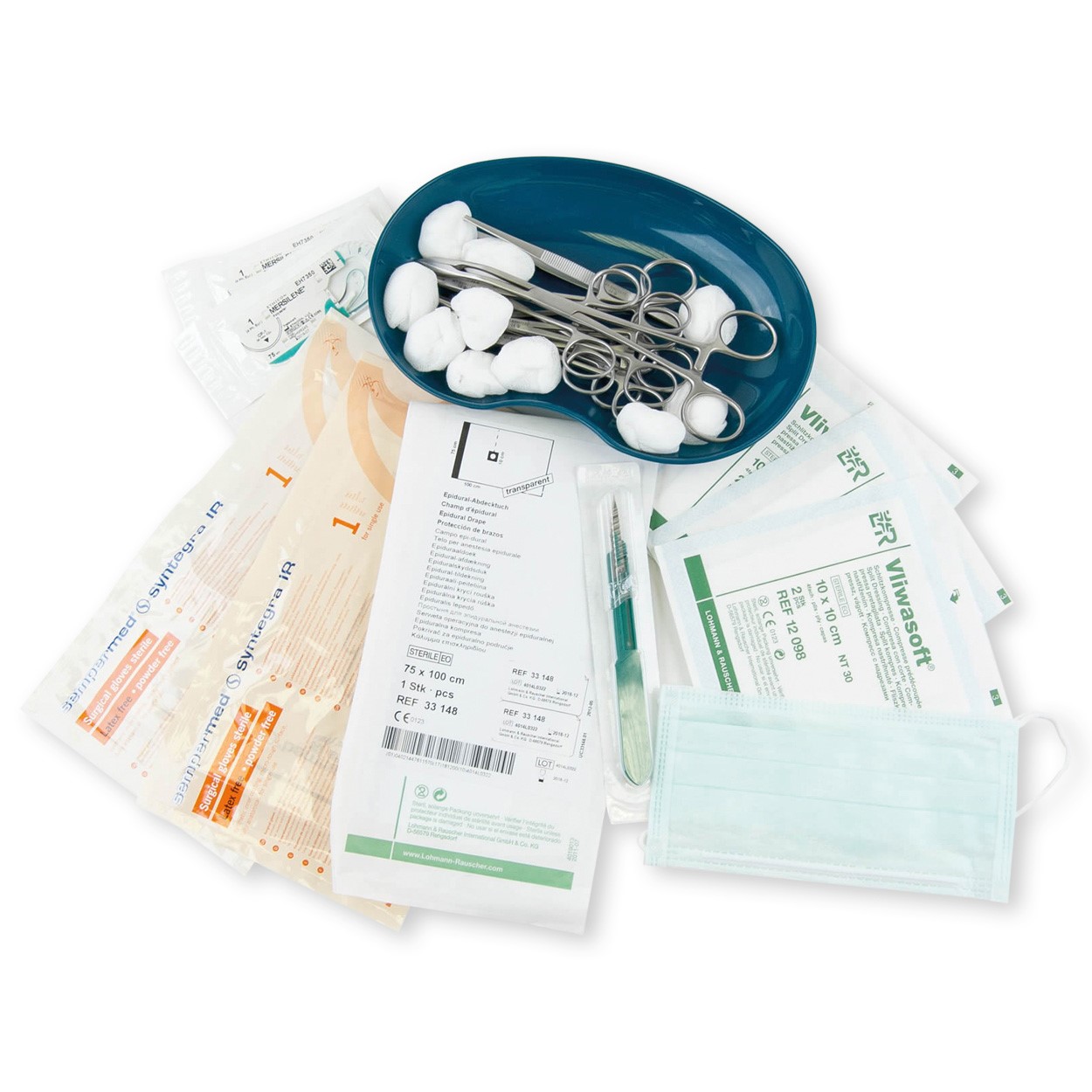 Thoraxdrainage-Anlage-Set Typ Profi