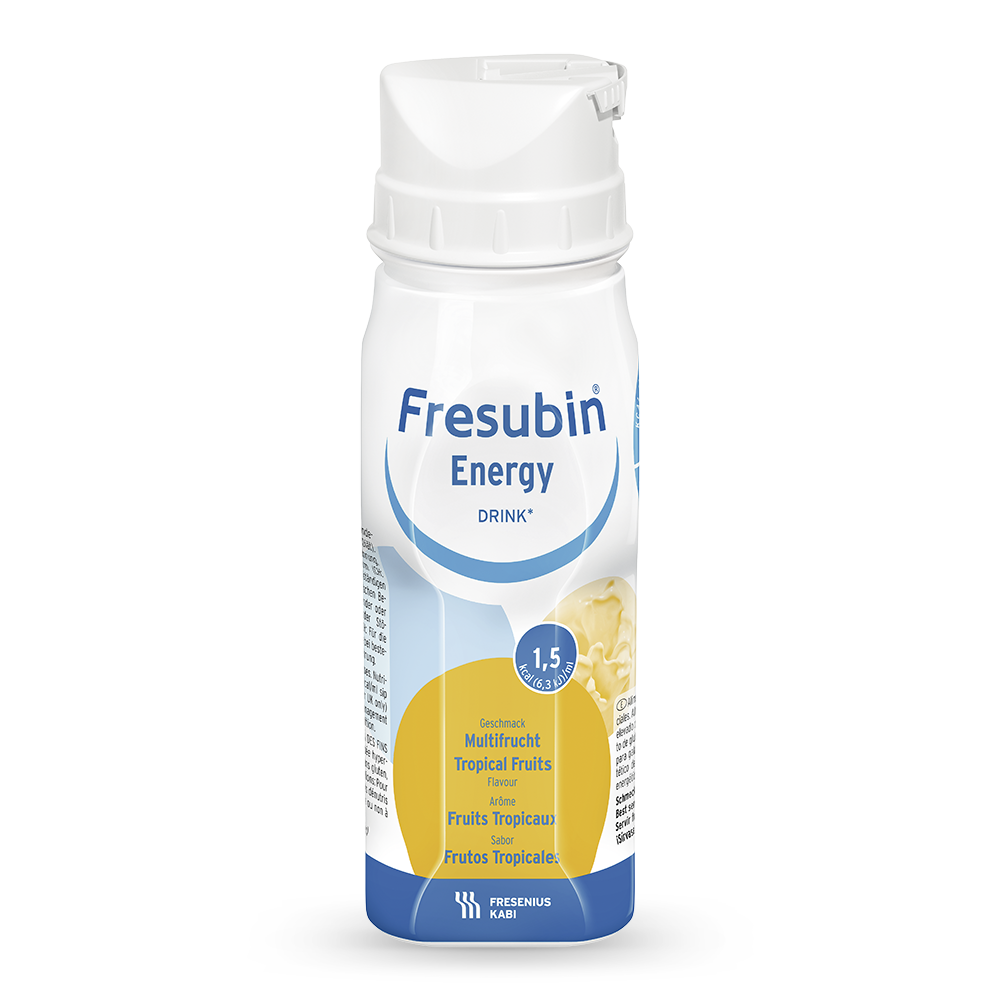 Fresubin Energy Drink Mischkarton Trinkflasche 24 x 200 ml, 6 Sorten