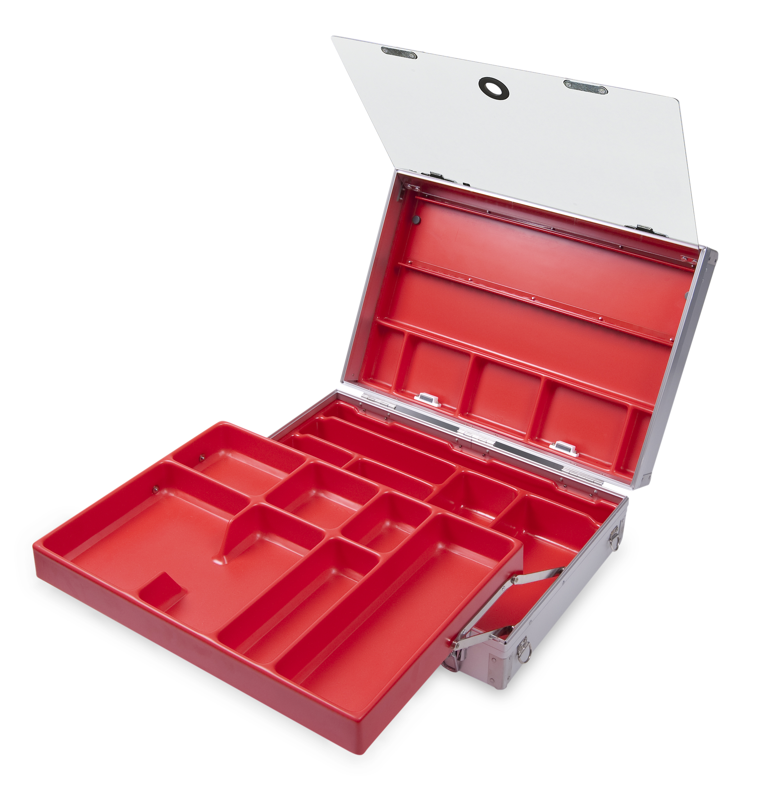 ULMER KOFFER Kreislauf, leer mit schwenkbarem Einsatz