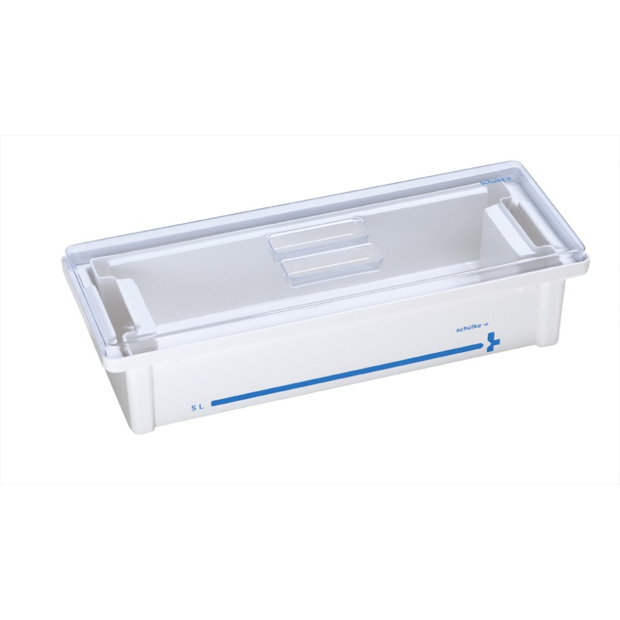 Wannen-Set 5 l Deckel transparent | Instrumentenwanne