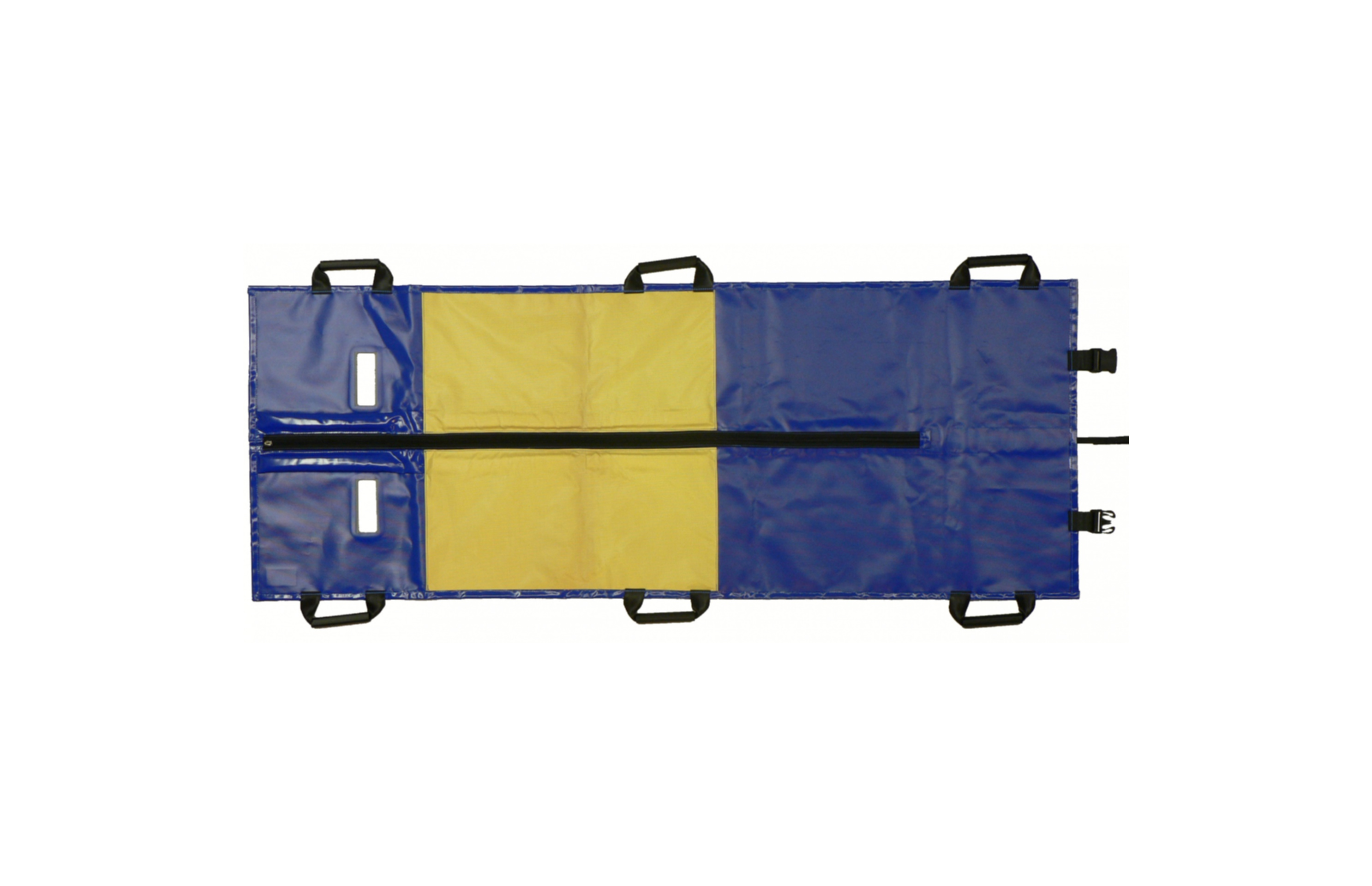 Rettungstuch bis 150 kg, mit 6 Griffe, teilbar, Gurtdurchlass, Rollboardfunktion