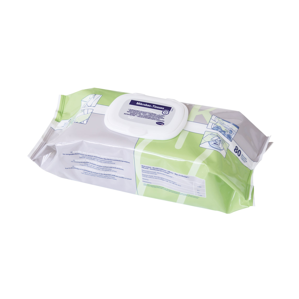 Mikrobac® Tissues, Flow-Pack (80 Tücher)