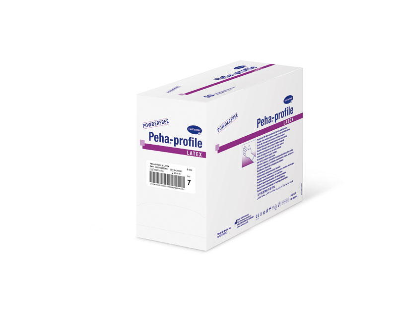 Peha®-profile latex Gr. 8,0- Packung à 50 Paar