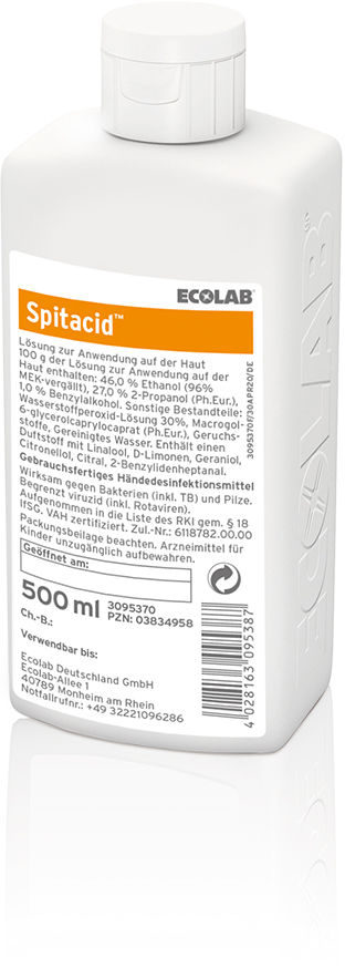 Spitacid Händedesinfektion 500 ml
