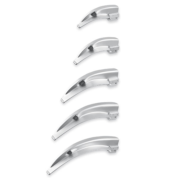 Laryngoskop Kaltlichtspatel aus Edelstahl, Typ Macintosh