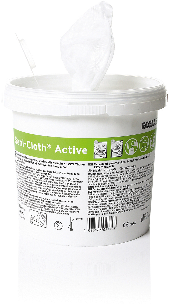 Sani-Cloth® Active Desinfektionstücher, Eimer à 225  Tücher