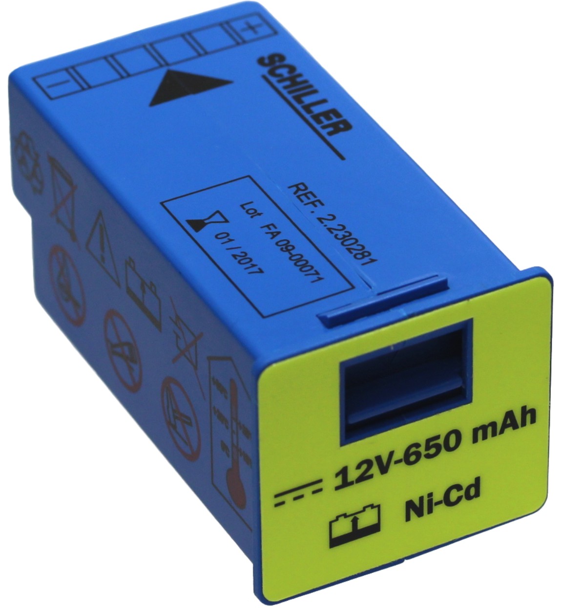 Akku für Trainingsgerät Schiller Fred Easy - 12 V 650 mAh