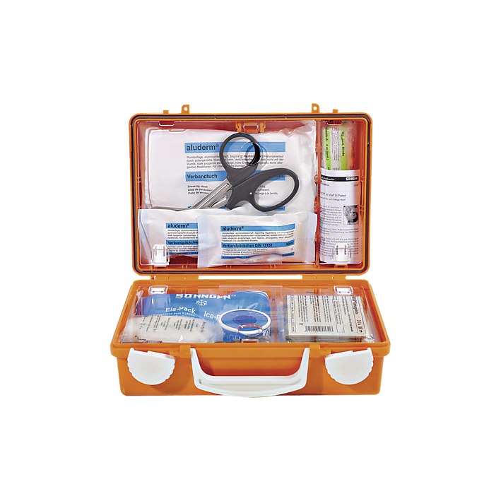 Erste Hilfe-Koffer QUICK-CD Norm orange