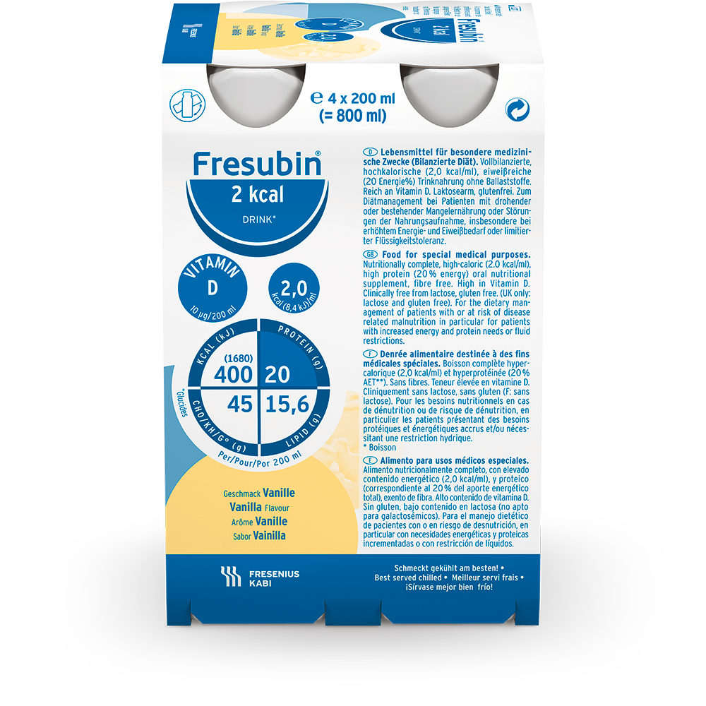 Fresubin 2 kcal DRINK Vanille, 24x200ml