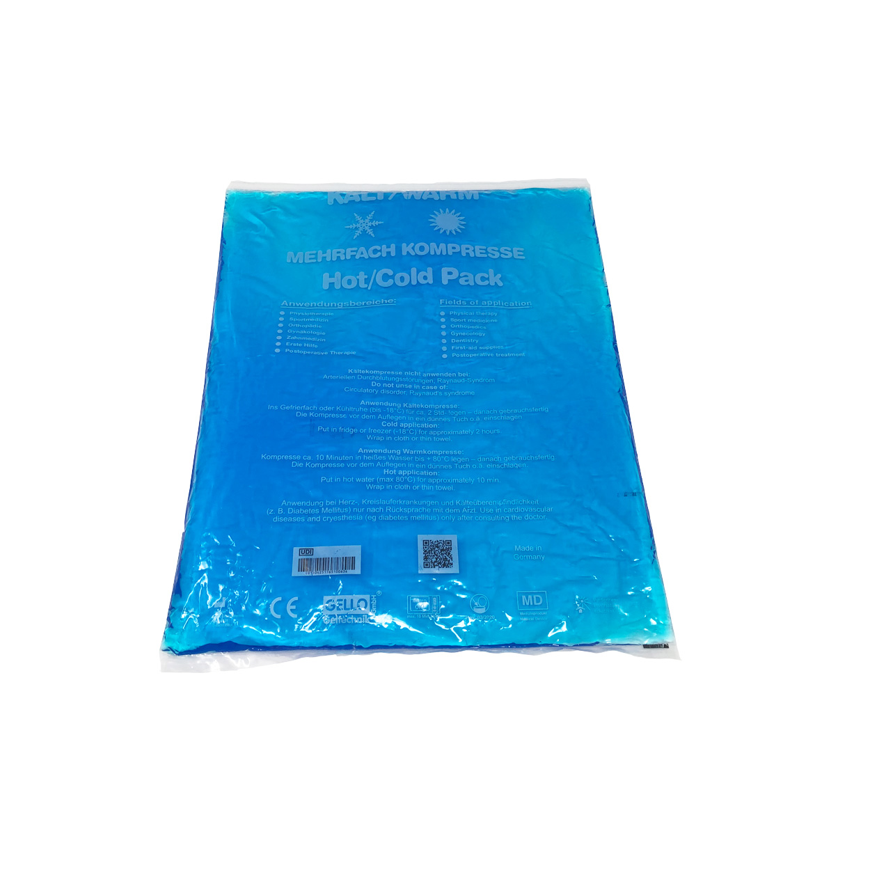 Kalt-/Warmkompresse in 30x40 cm, blau