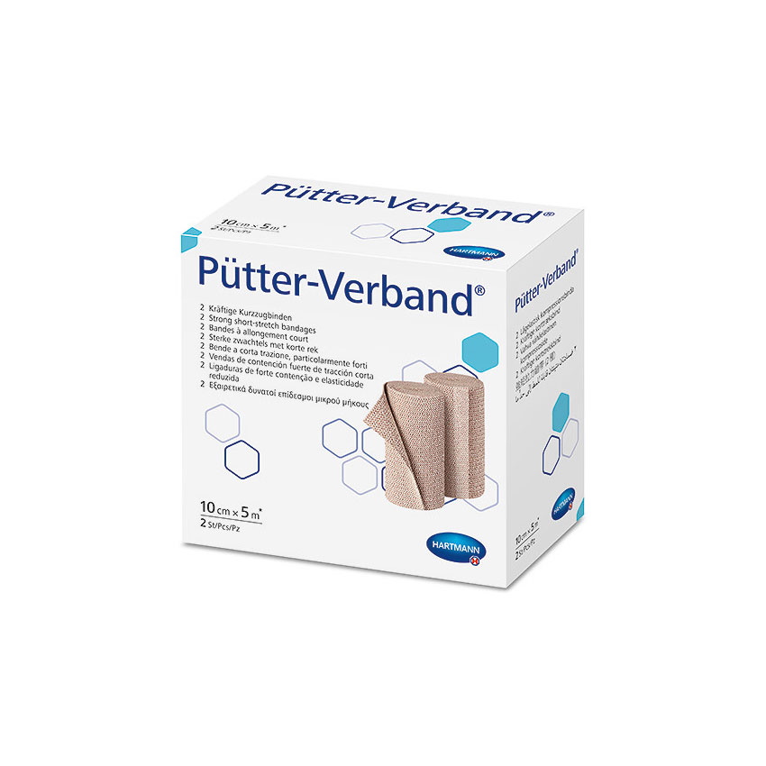 Pütter-Verband® eWZ Medice in 10cm, 1 Faltschachtel à 2 Binden