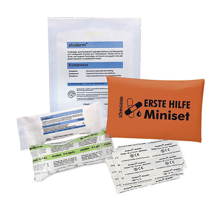 Erste Hilfe Miniset orange