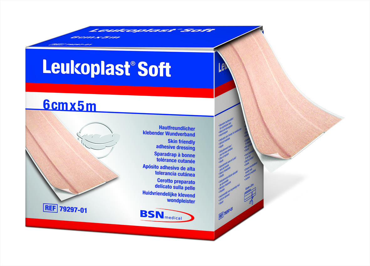Wundschnellverband Leukoplast Soft 1,9 cm x 0,07 m - Packung à 100 Stück