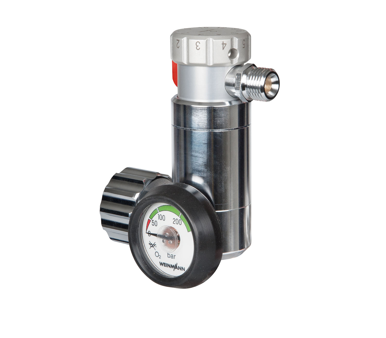 Druckminderer für Sauerstoff,  - OXYWAY Fast I,  G 3/4' mit flachem Manometer,