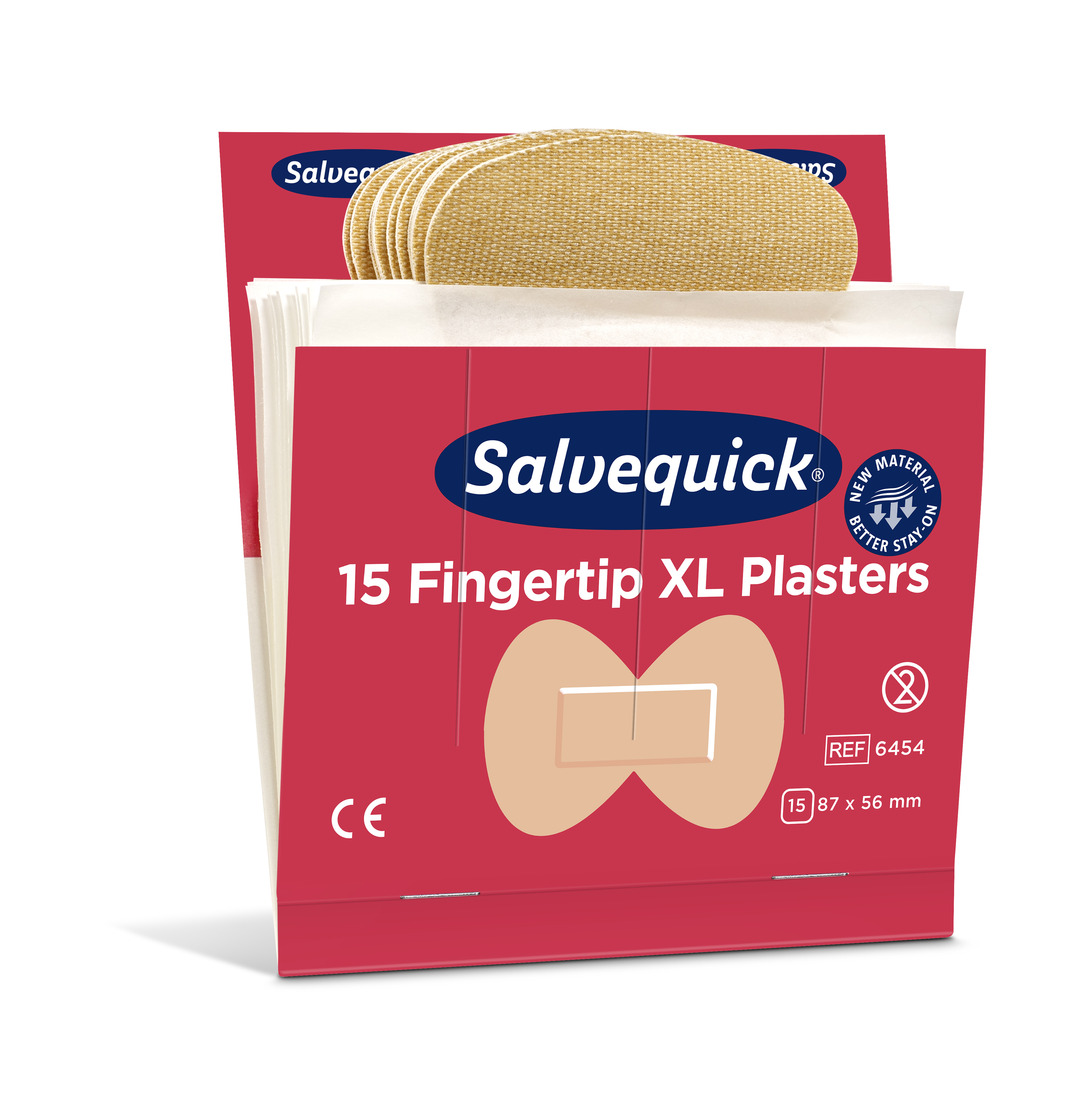 Cederroth Salvequick Fingertip XL Fingerkuppenpflaster - 15 Stück