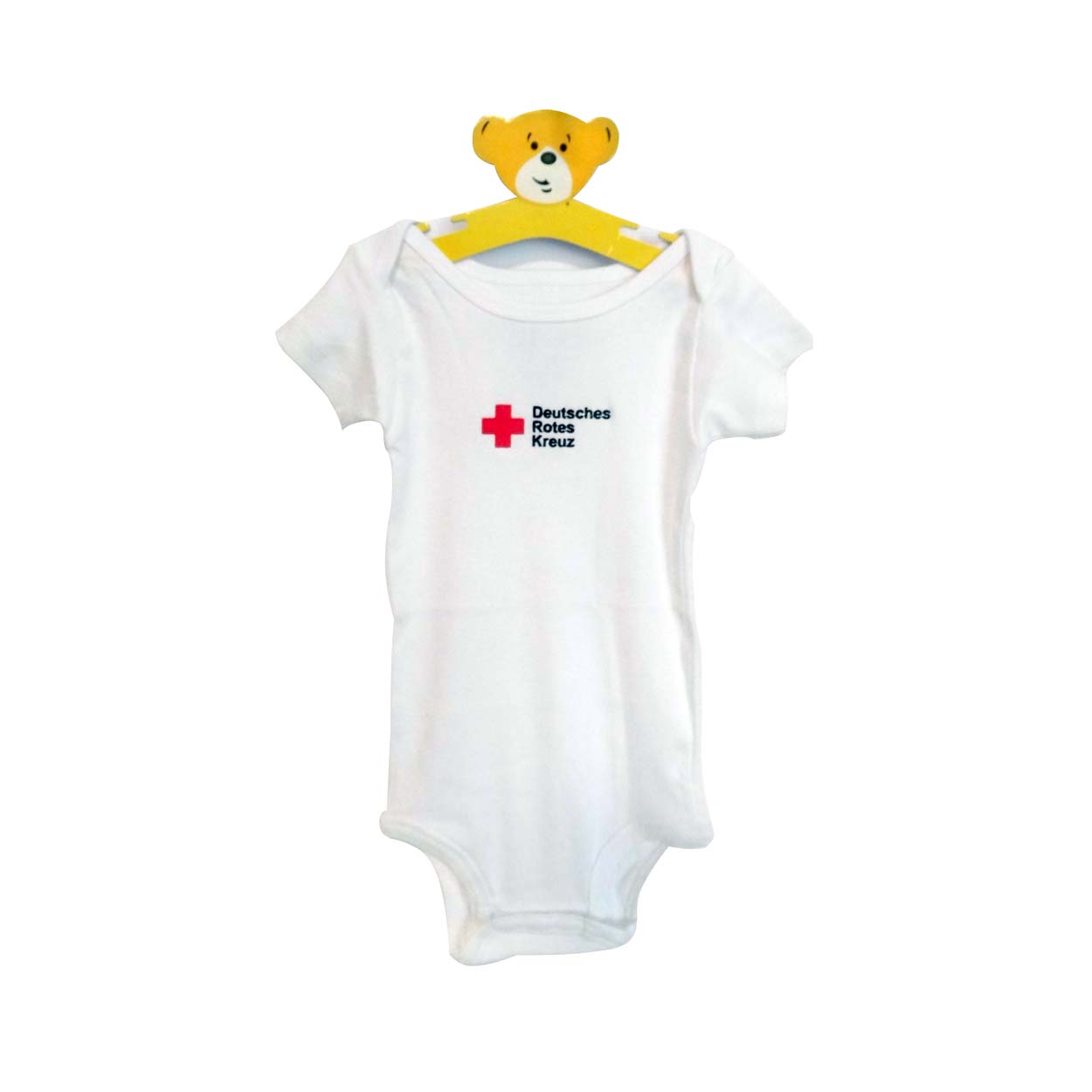 Baby Strampler, DRK, weiß