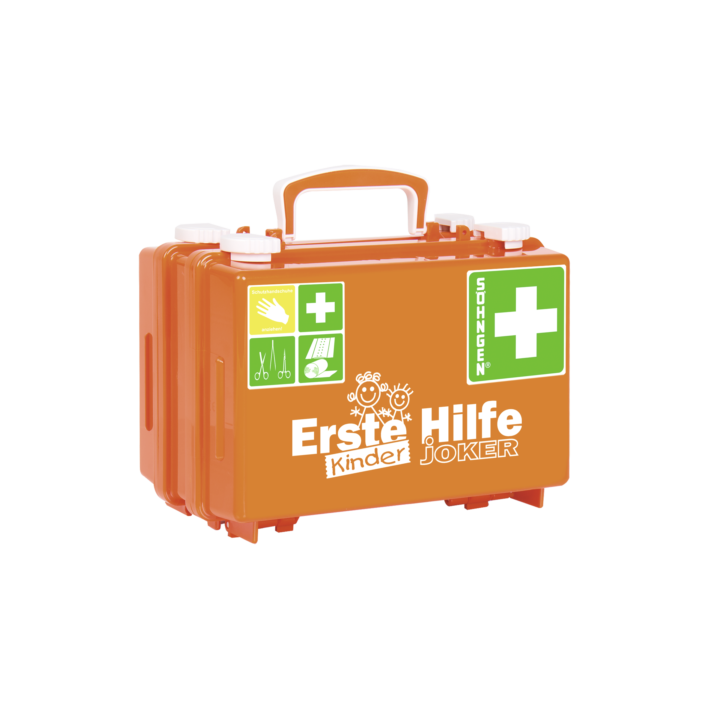 Erste-Hilfe-Koffer QUICK - CD Kinder JOKER orange