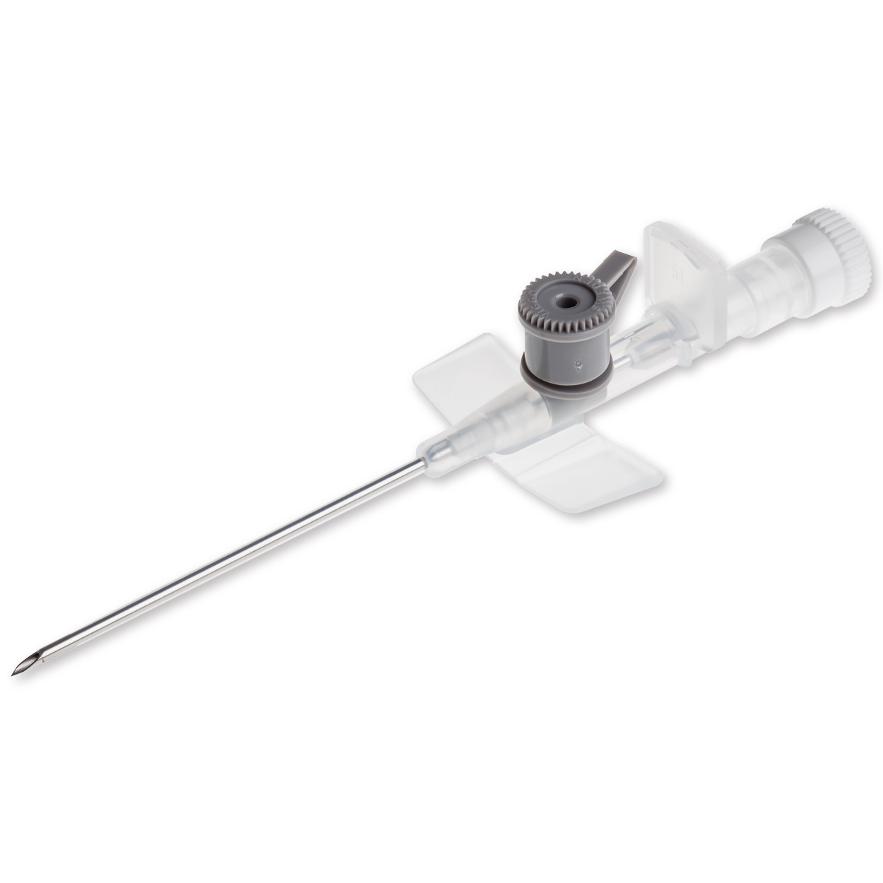 Venflon Venenverweilkatheter mit Zuspritzventil, grau, 50 Stück