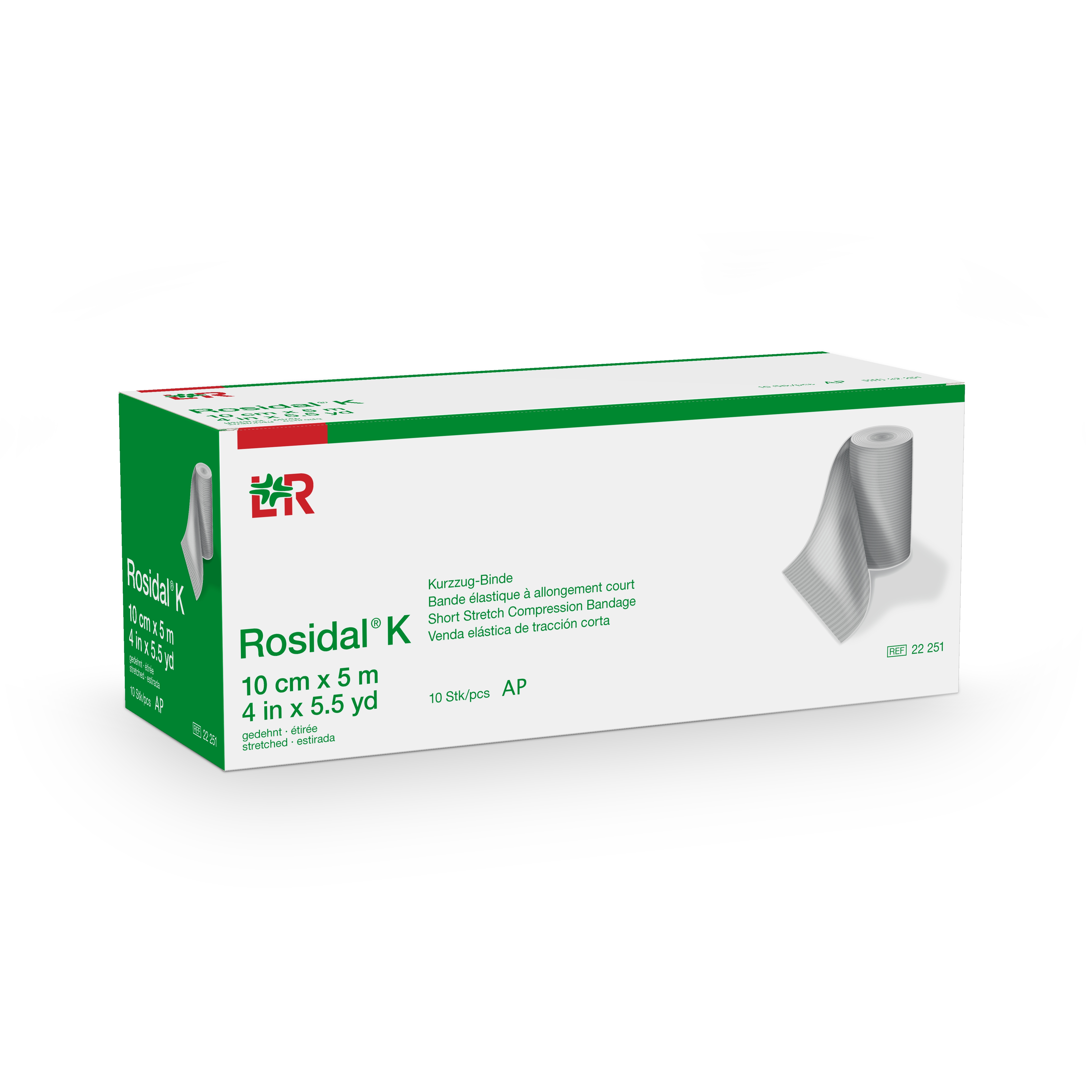 Rosidal® K - Kurzzugbinde 10 cm x 5 m - 1 Stück