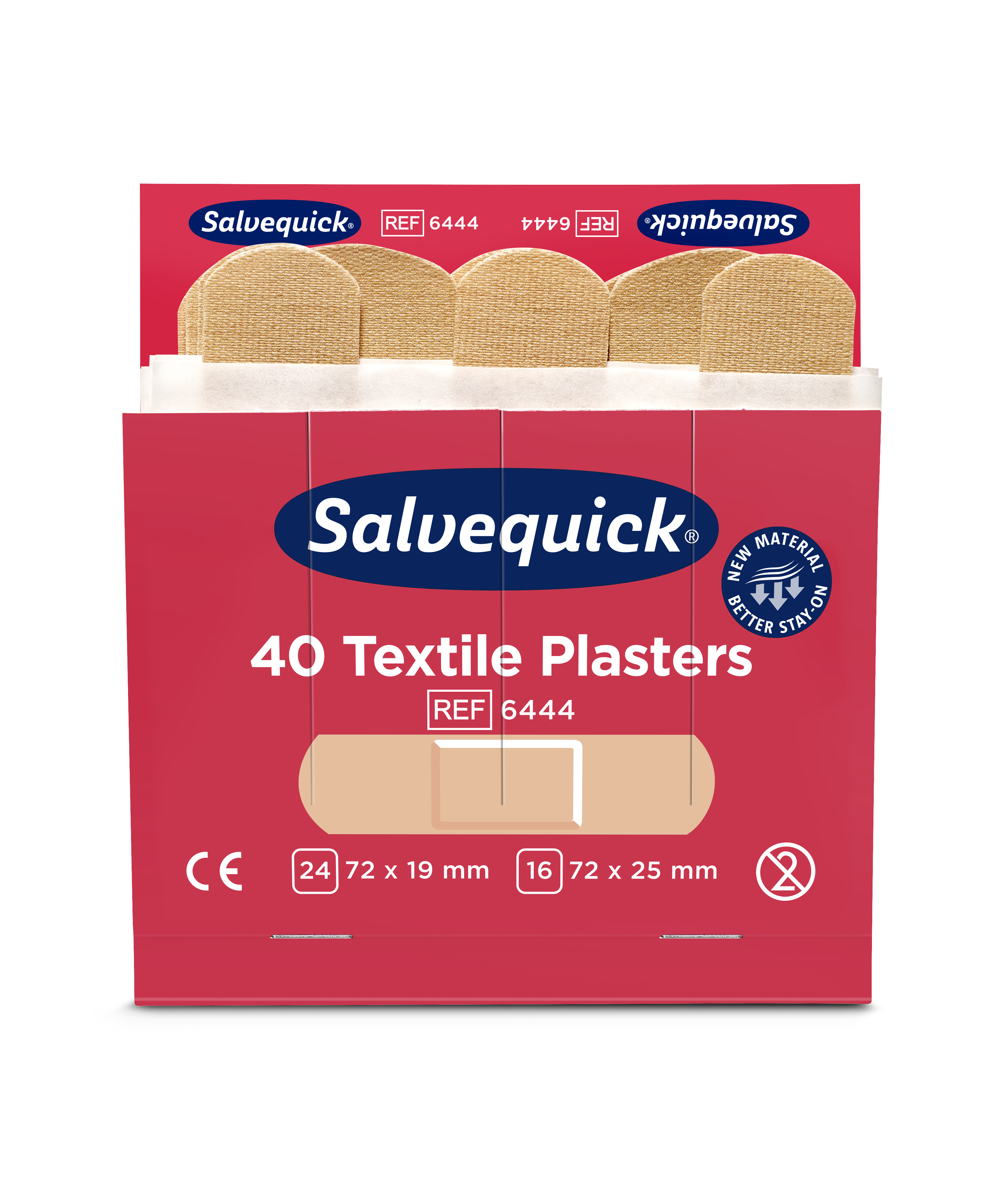 Cederroth Salvequick Textilpflaster - 40 Pflaster