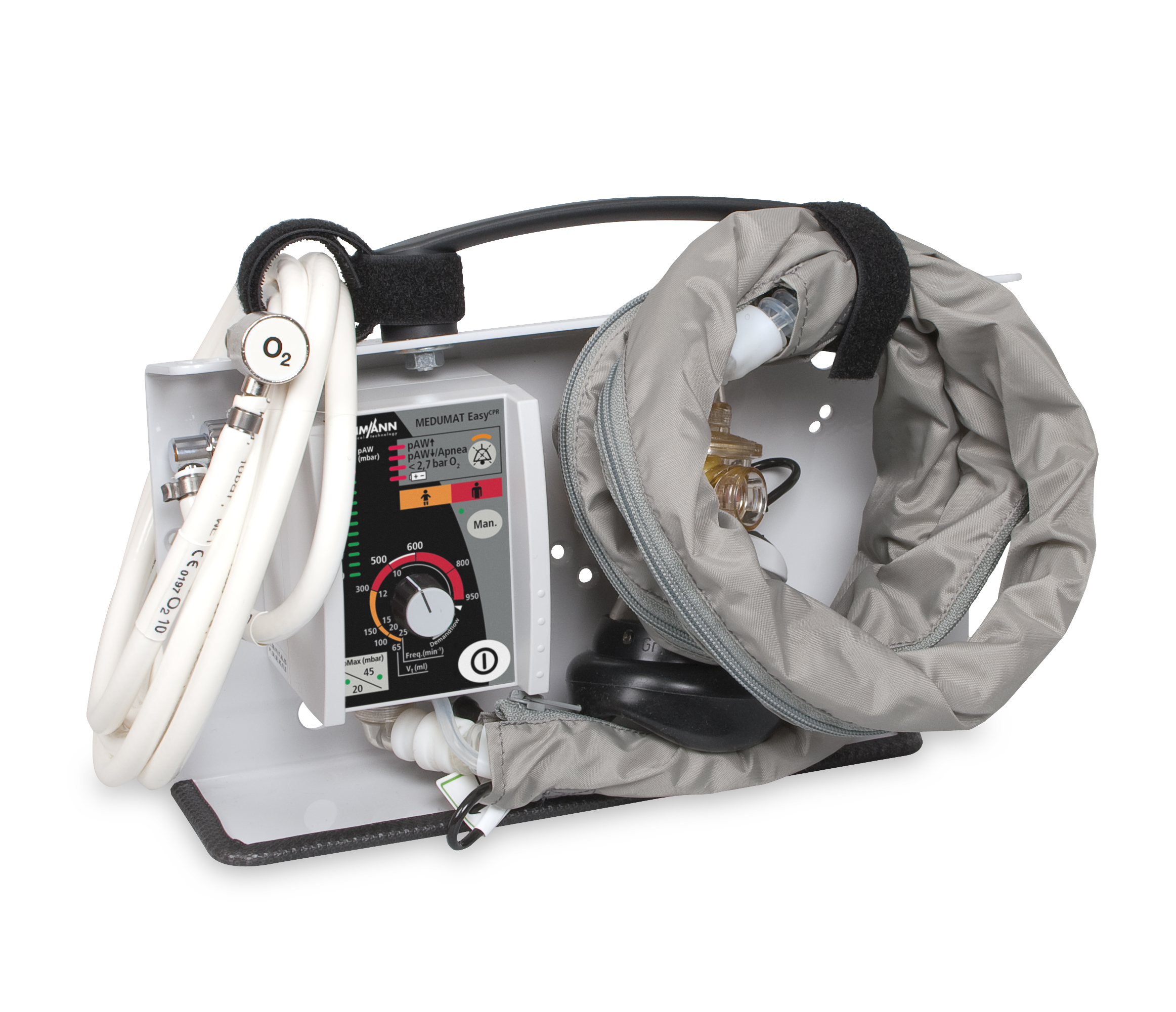 MEDUMAT Easy CPR auf LIFE-BASE light mit Zubehörtasche