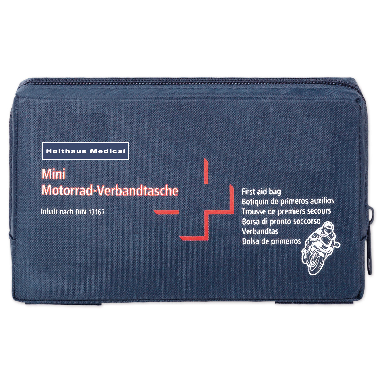 Mini Verbandtasche Motorrad, Füllsortiment nach DIN 13167