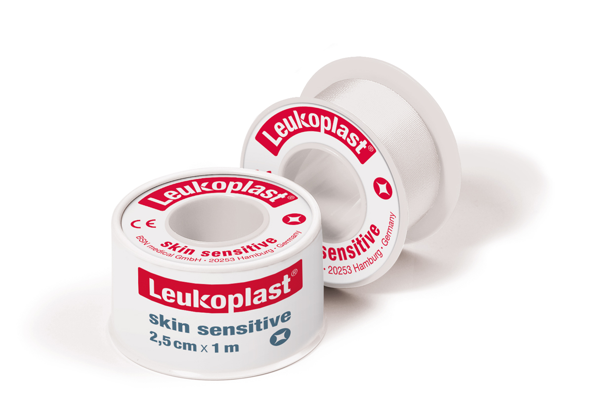 Leukoplast skin sensitive 2,5 cm x 2,6 m - Packung à 12 Stück
