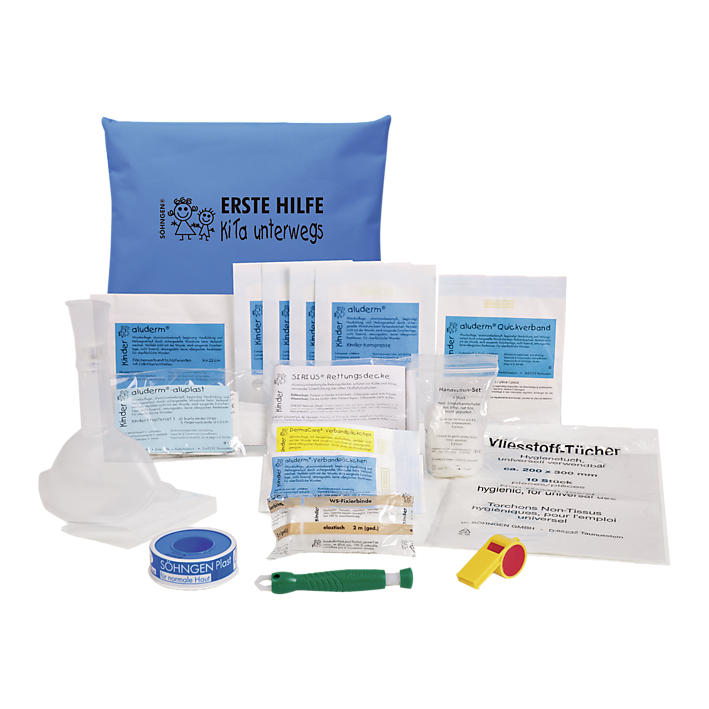 Erste-Hilfe-Tasche KiTa unterwegs blau