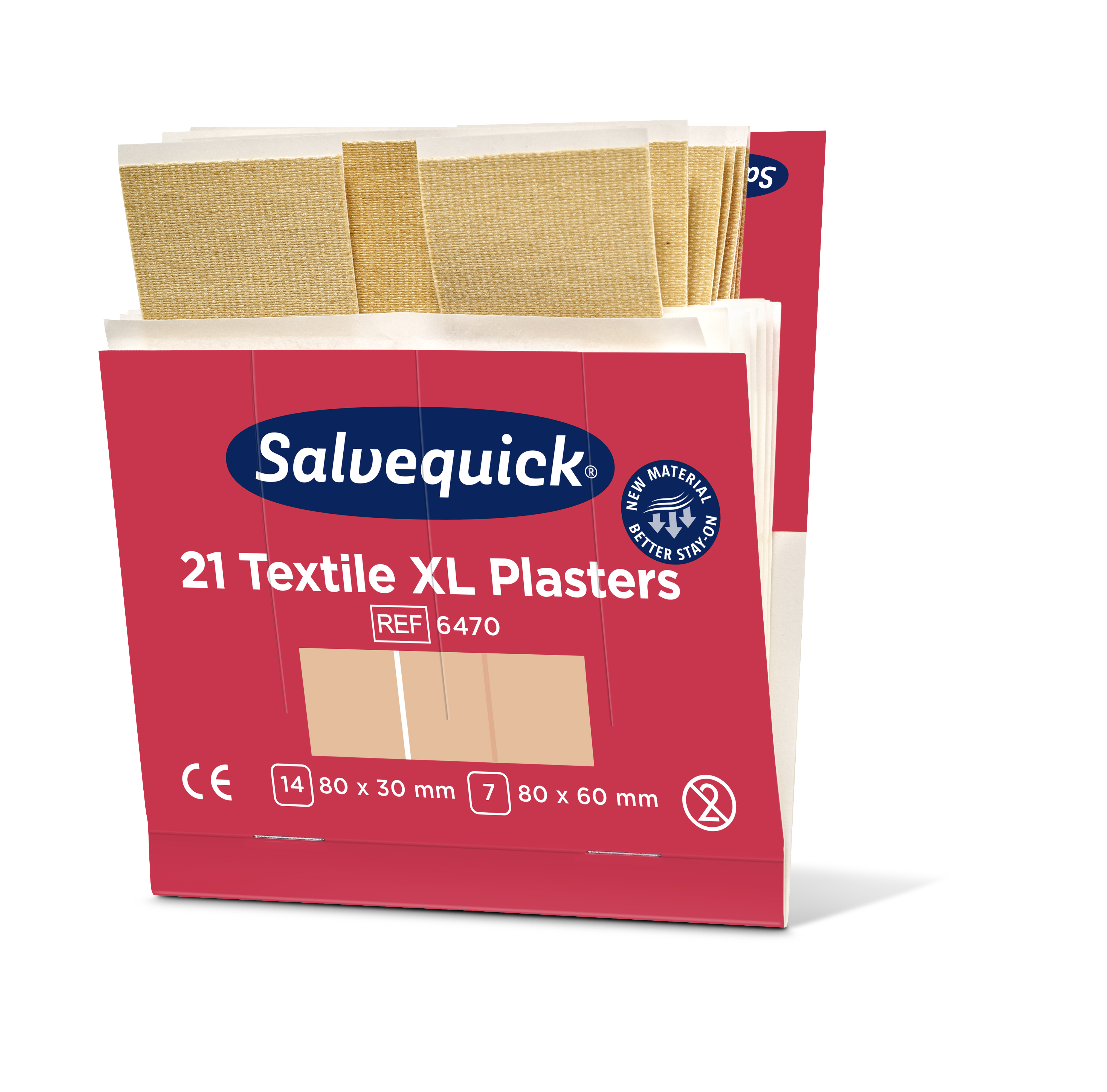 Cederroth Salvequick Textilpflaster XL - 21 Pflaster