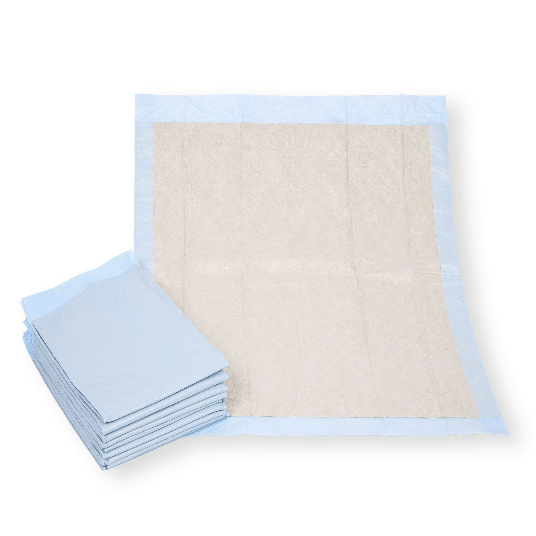 Krankenunterlage 40 x 60 cm, 6-lagig, blau - 1 Stück