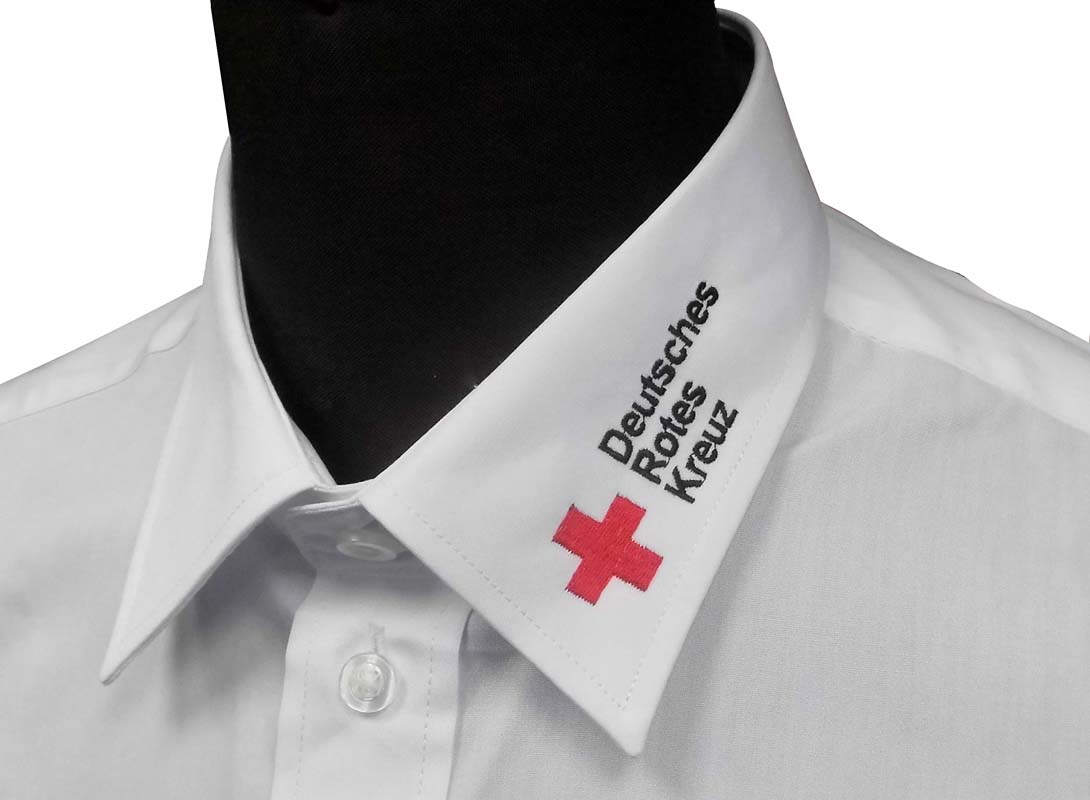 Business Hemd, 1/2 Arm, Kragenstick