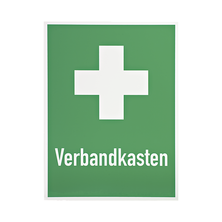 Rettungszeichen 400x300mm Verbandkasten+Kreuz