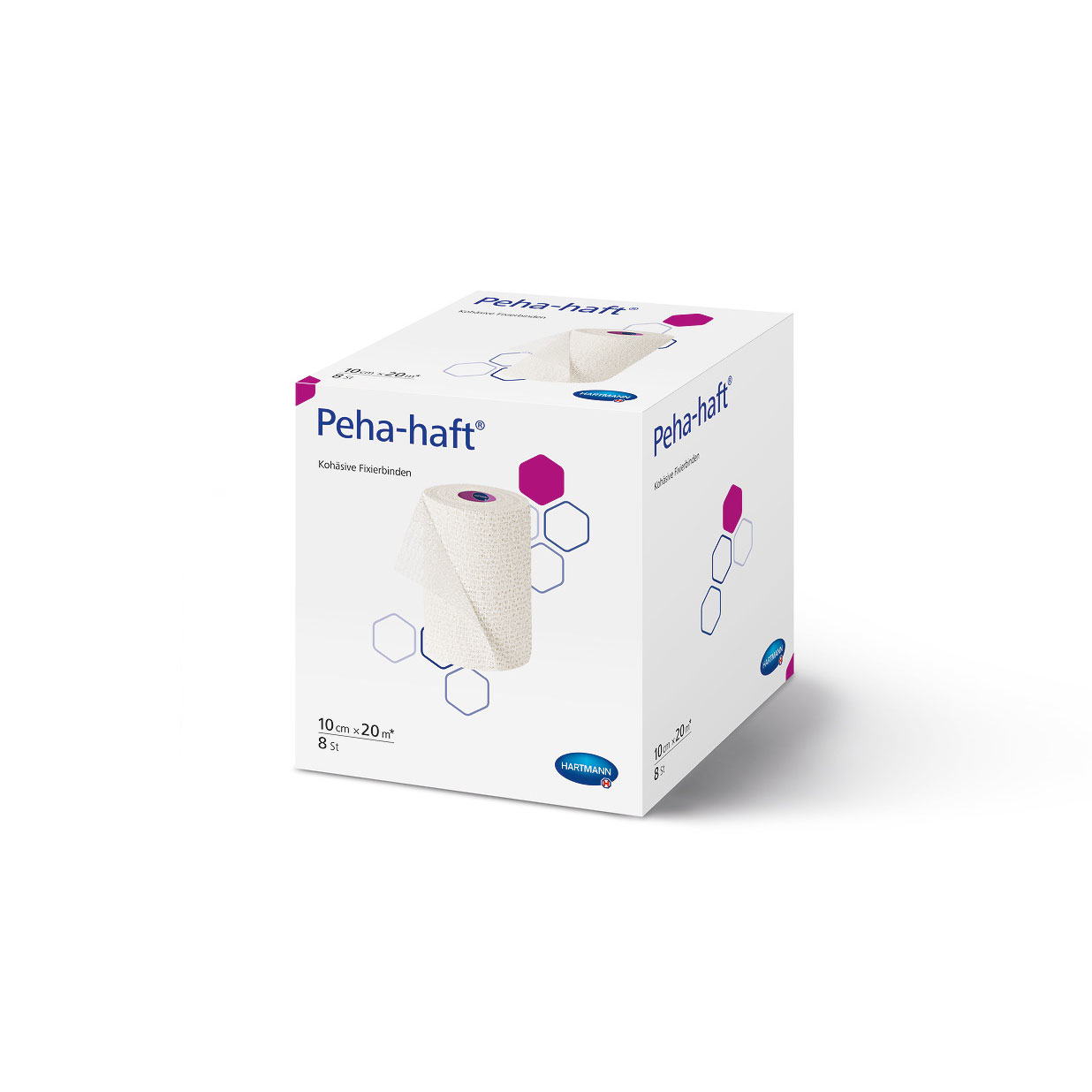 Peha-haft®, 4 cm x 4 m, 1 Faltschachtel à 1 Binde