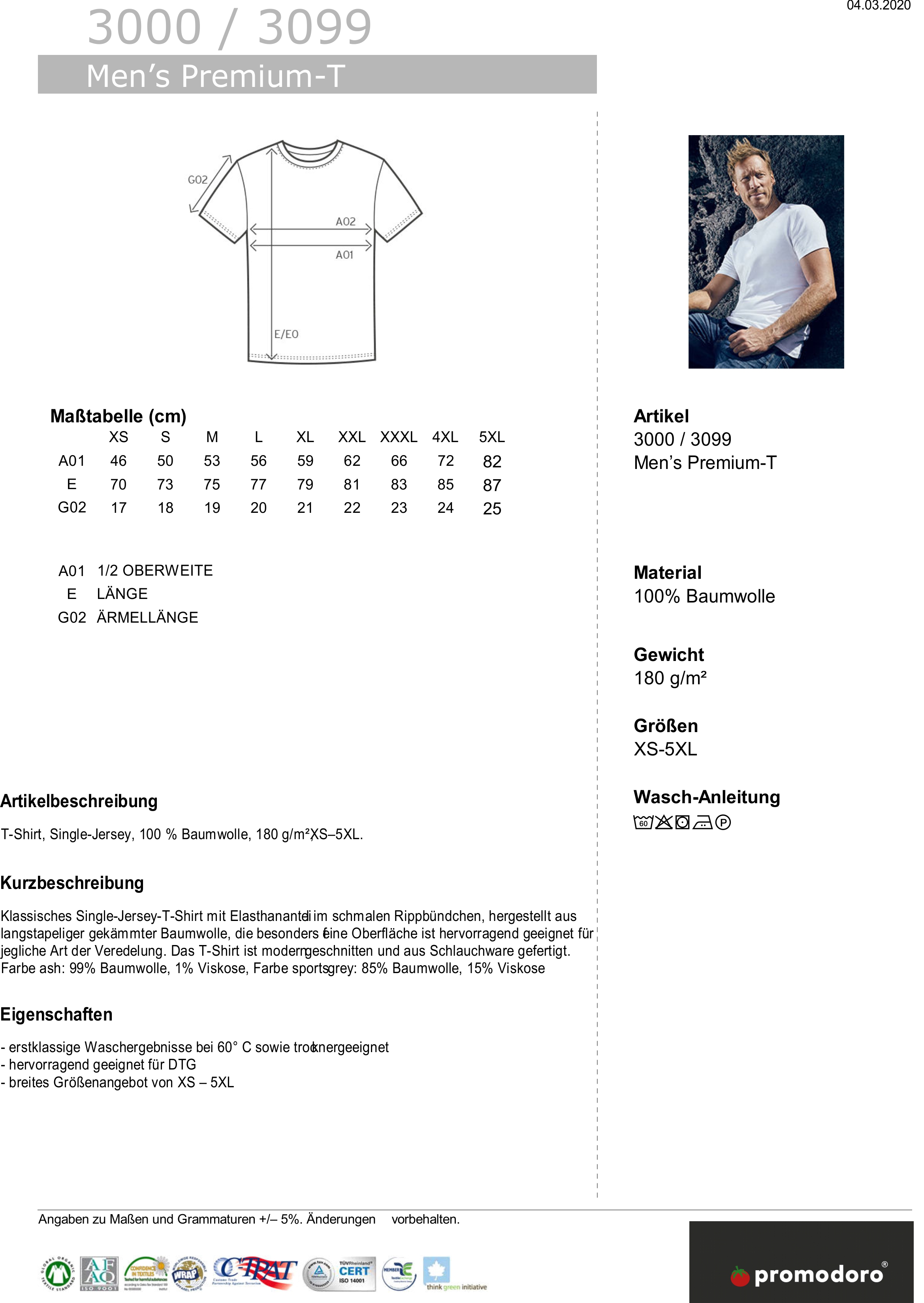 Premium T-Shirt in navy