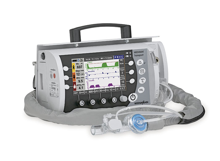 MEDUMAT Transport mit CO2-Messung auf LIFE-BASE light