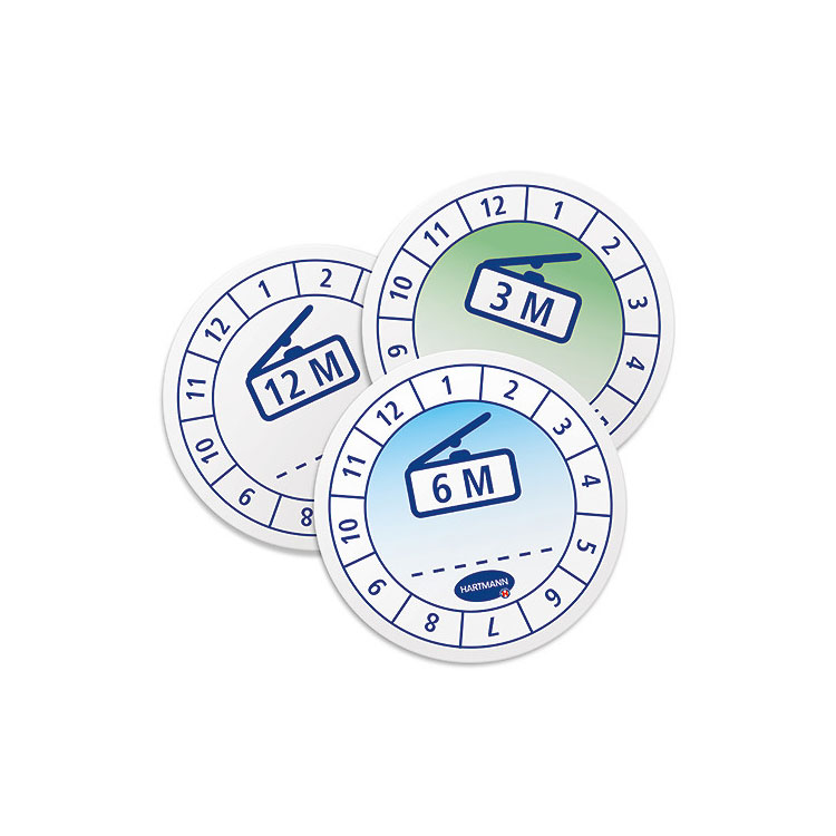 Etikett zur Kennzeichnung der Verwendbarkeit - Packung à 20 Stück