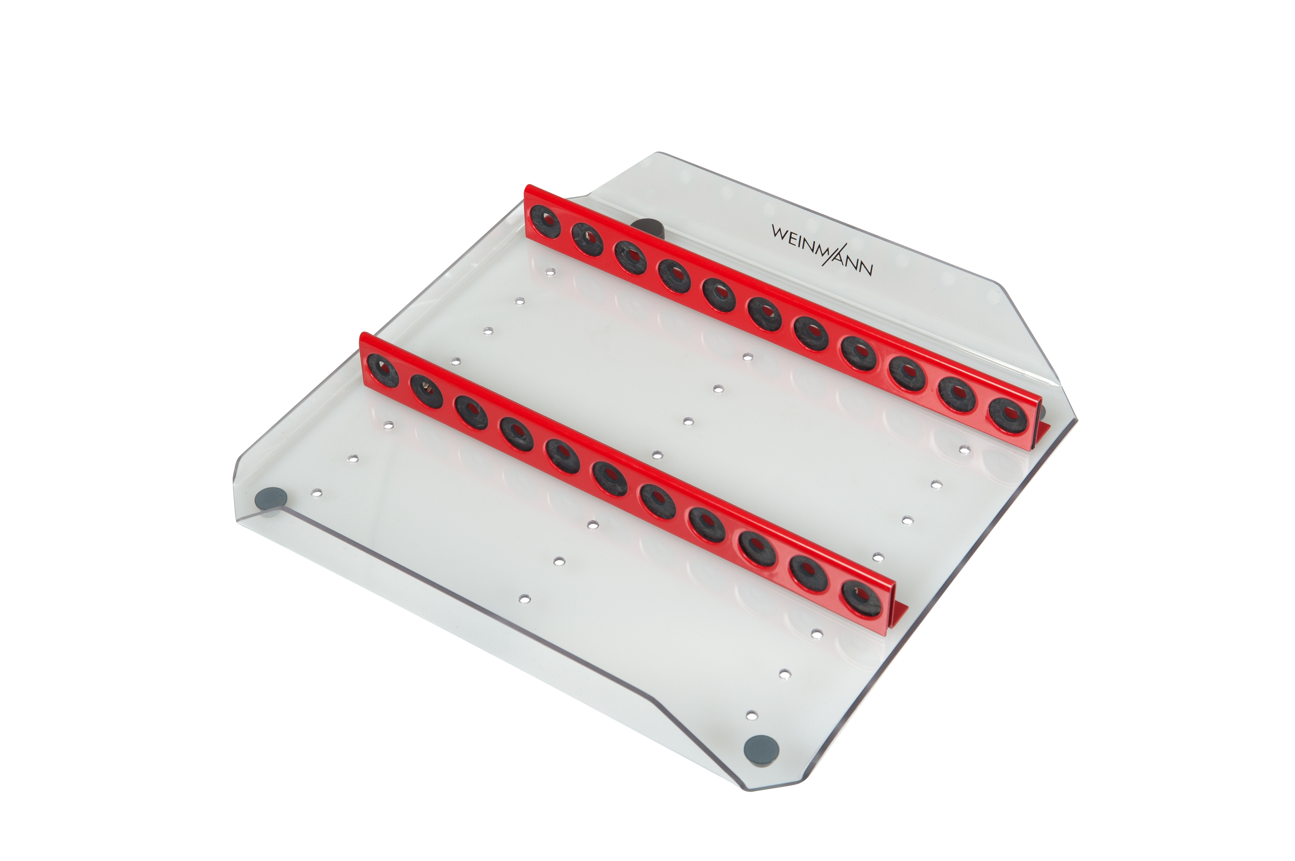 Ampullentableau mit 2 Ampullenleisten mit je 11 Ampullenplätzen