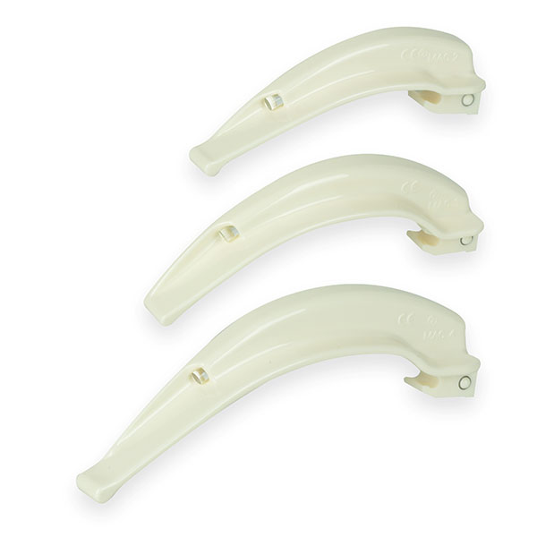 Laryngoskop Kaltlichtspatel aus Kunststoff, Typ Macintosh