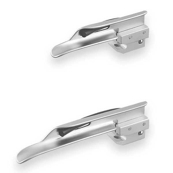 Laryngoskop Kaltlichtspatel aus Edelstahl, Typ Macintosh