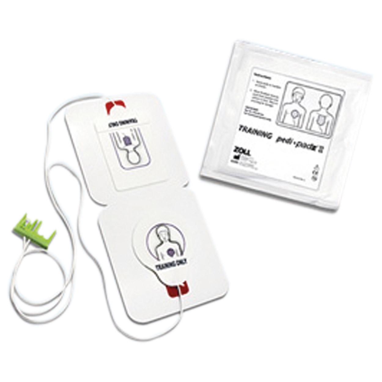 Trainingselektrode Pedi-Padz II wiederverwendbar, 6 Paar