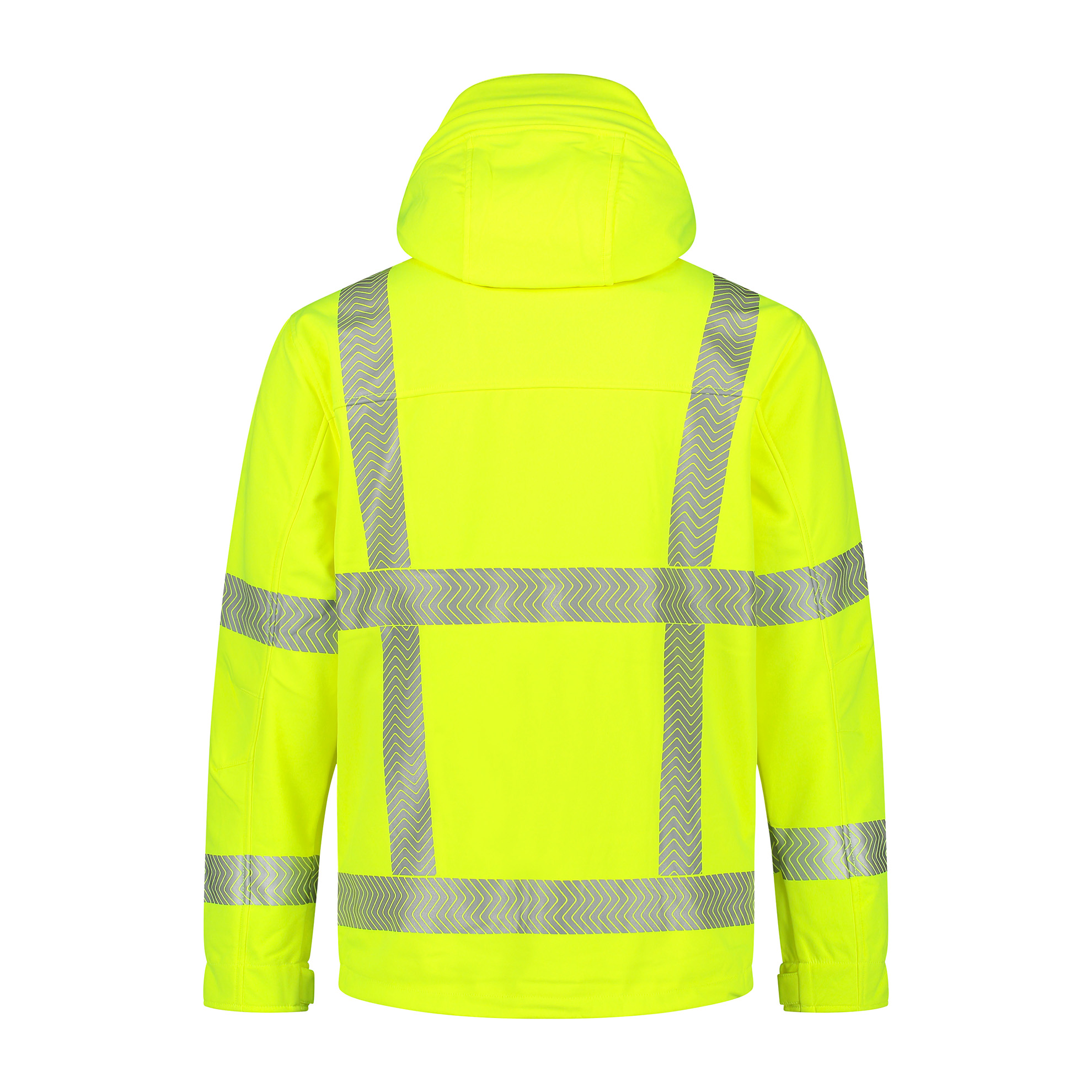 Santino Hooded Softshell Vigo Fluor Yellow Gr. XL