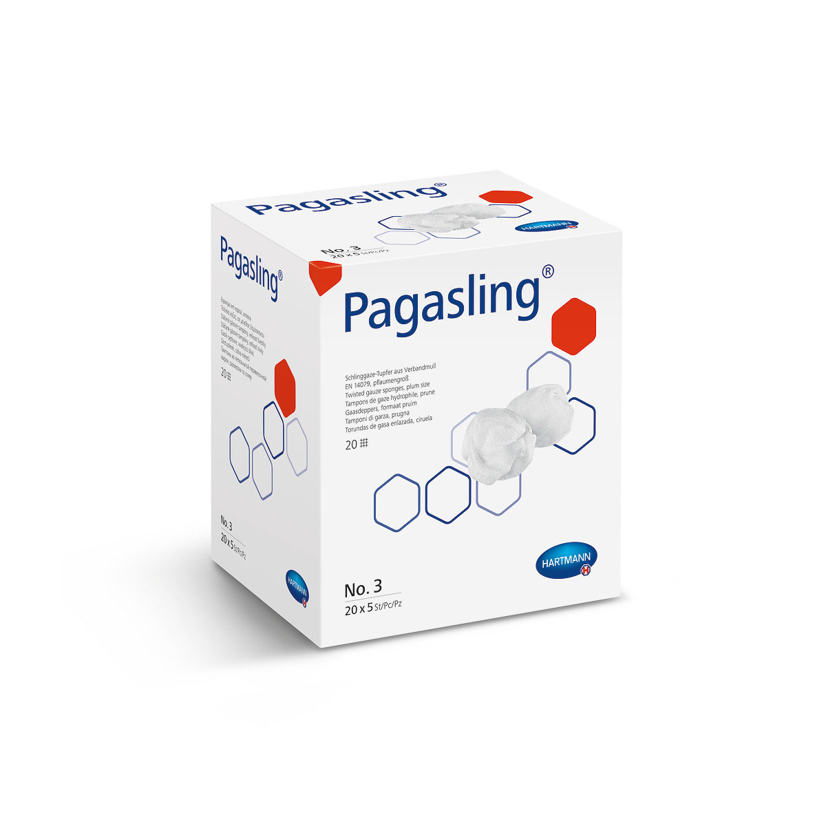 Pagasling® steril, Gr. 3, pflaumengroß, 1 Packung à 18x20 Stück